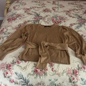 Ralph Lauren Beige Knit Sweater L